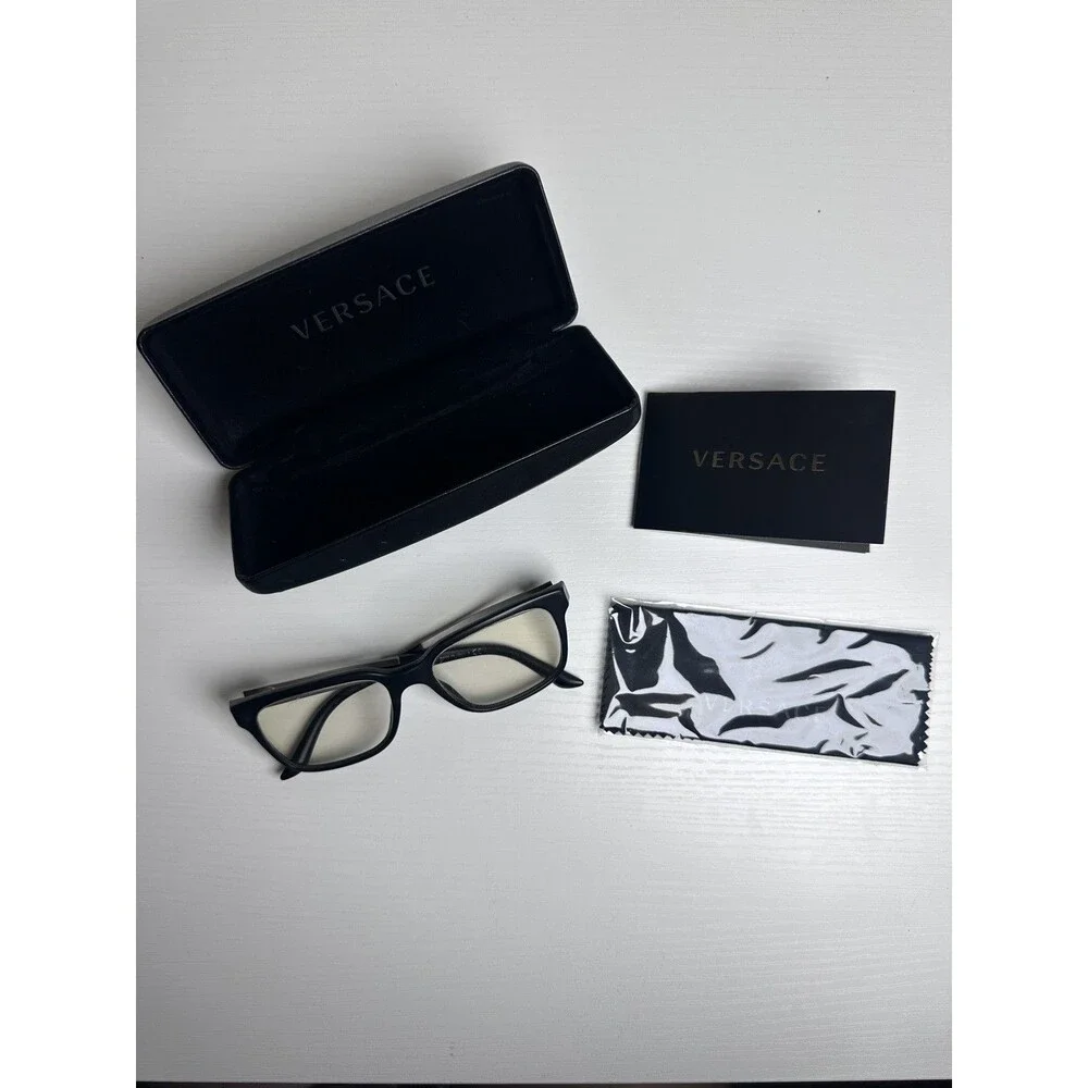 Versace VE3218 5122 Eyeglasses w/ Case, Cloth & Certificate–Prescription Unknown